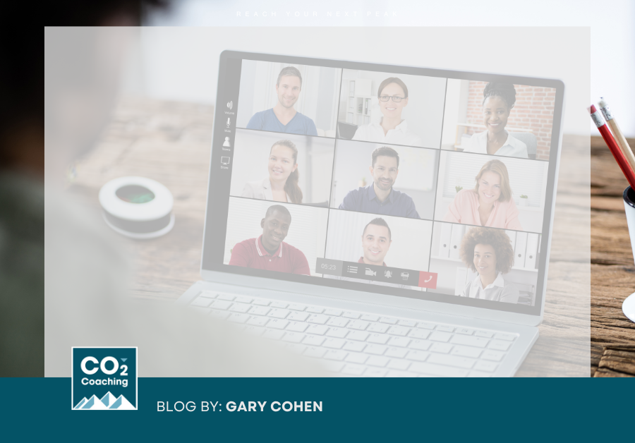 a zoom call demonstrating business coaching for leadership