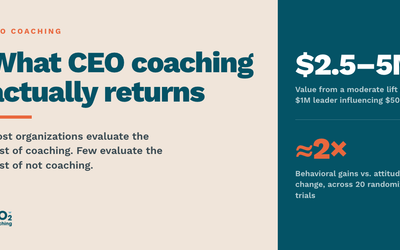 What CEO Coaching Actually Returns