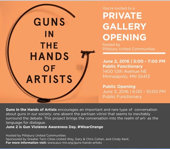 Guns in the hands of artists brochure